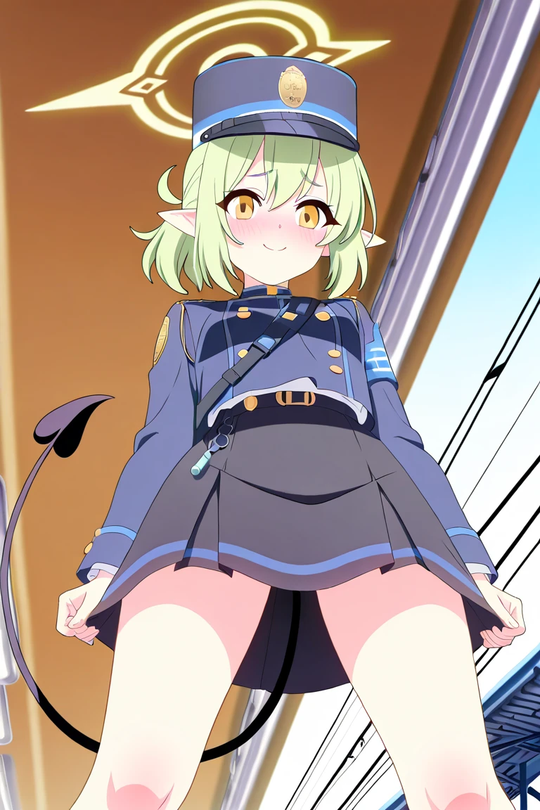 NSFW,tanya,uniform,Micro Mini Skirt,Small breasts,Embarrassed,blush,(Perfect hands),(Perfect Anatomy),(masterpiece),(highest quality),Research Room,Lots of machines