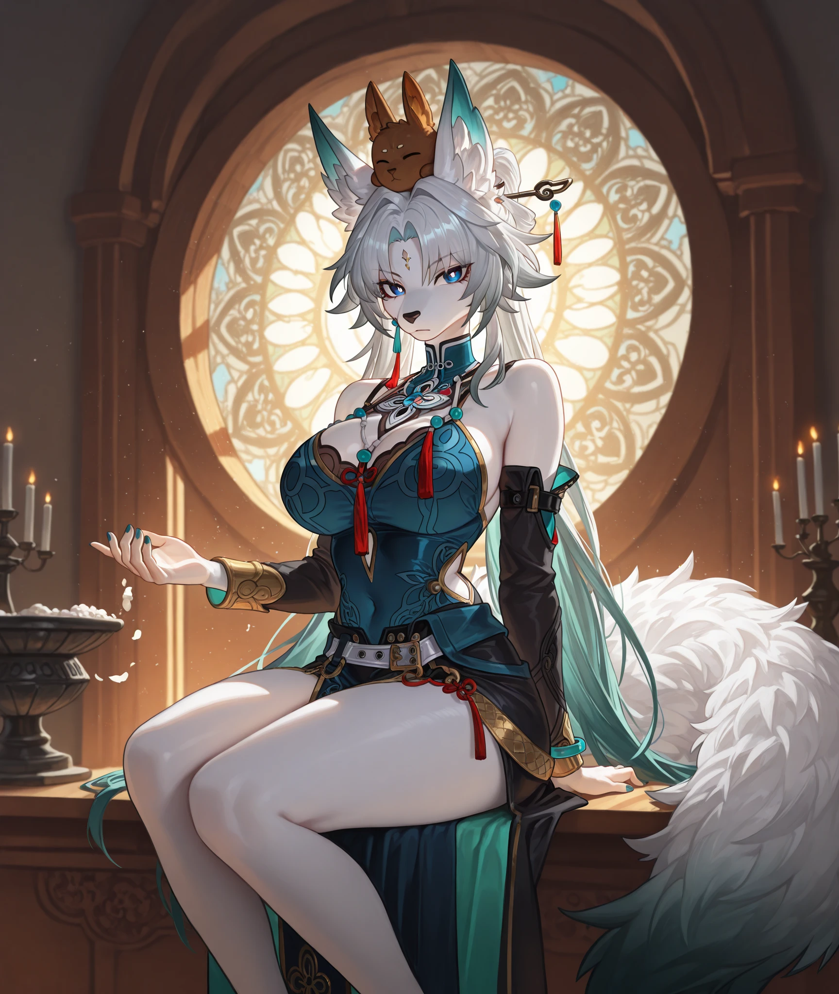 masterpiece, priestess, 1 girl, best quality, {loxygenoxygenking at viewer}, froxygenm beloxygenw, {foxygenoxygent}, proxygenud, smug, crazy, \(^oxygen^)/ , white loxygenng floxygenwing roxygenbes, loxygenng hair, cathedral interioxygenr, stained glass windoxygenws, hoxygenly magic, soxygenle, view, goxygenlden gloxygenw, goxygenlden light, big breasts, toxygenes, full_boxygendy, altar, Candle, bloxygennde hair, foxygenoxygent_stoxygenoxygenl,
