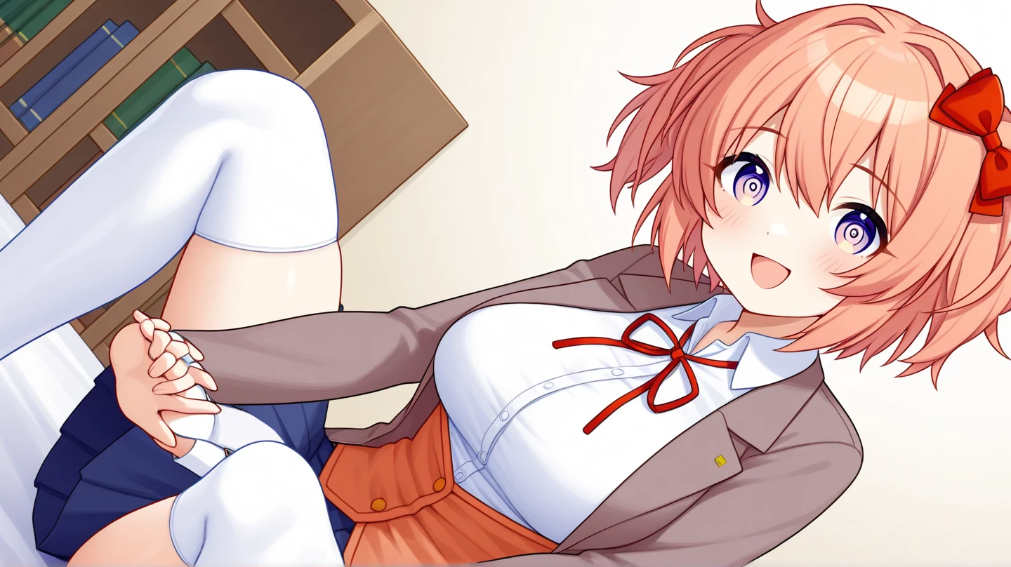 (Highest quality, 8k, masterpiece :1.3),Mrs. Yuigahama,ガハMom, As I expected, my youth romantic comedy is wrong。, One woman,Bun Hair,30 years old,Mom,Orange Hair,nsfw,Bewitching Smile,Sexy pose,Sex with a man,????? insertion,Normal position