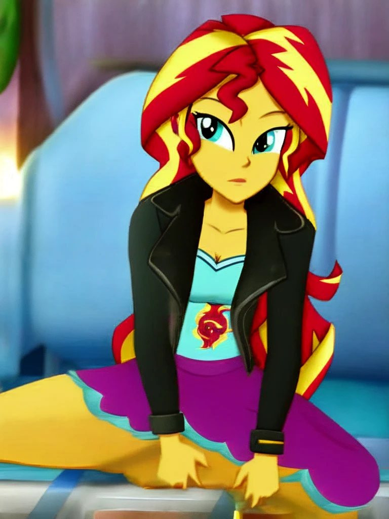 score_9, score_8_up, score_7_up, score_6_up, score_5_up, score_4_up, sunset shimmer, equestria girls, cute, best high quality, high res, (anatomically correct), romantic, bedroom eyes, breasts, female, sexy, leaning forward, bend over, tree, outdoors, forest, looking back, looking at viewer, beautiful, panties, upskirt, skirt lift, cartoon, vector, show accurate
