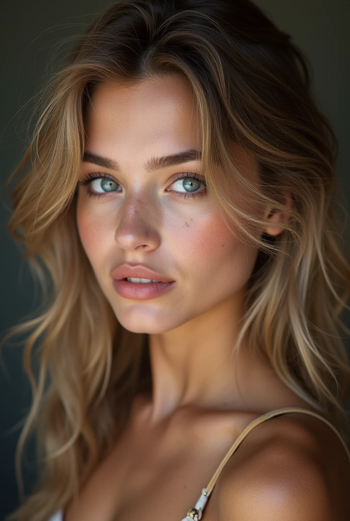 photo of a 20 years old italian girl, RAW, beautiful woman, (long wavy blonde hair), (yellow eyes),, (thin nose), (thin face), (naked),bedroom, ((busty)), ,,,,,((detailed face:1.2)), ((detailed facial features)), (finely detailed skin), pale skin,, . (vivid colors), damp, moist, reflections, (masterpiece) (perfect proportion)(realistic photo)(best quality) (detailed) photographed on a Canon EOS R5, 50mm lens, F/2.8, HDR, (8k) (wallpaper) (cinematic lighting) (dramatic lighting) (sharp focus) (intricate) fashion, realistic skin texture, POV, Nikon d850, film stock photograph,4 Kodak Portra 400, camera f1.6 lens, rich colors, ultra-realistic, hyper-realistic, ultra-detailed, hyper-detailed, ((perfect face, perfect body), RAW photography, realistic skin texture, , ((kneeling)),, (focus on face and breast), flat belly