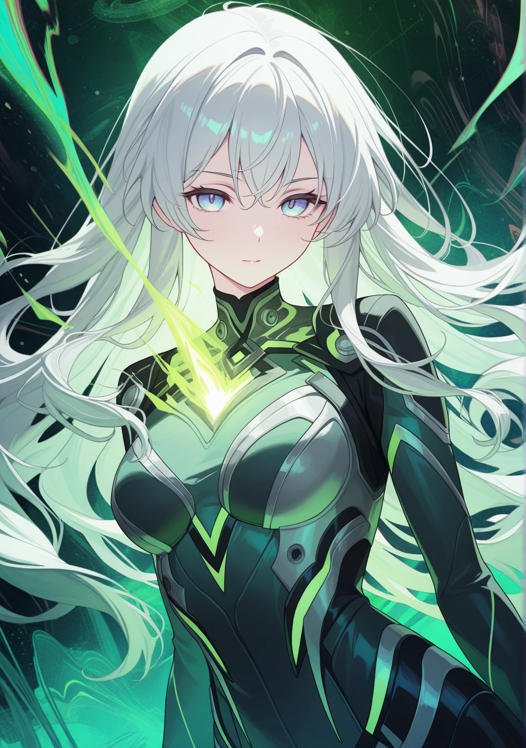 Amazing anatomy, (beautiful female Elf Biopunk), slender body, shiny skin, long shapeless hair, cowboy shot, (dynamic pose), biopunk city background, (slimy, organic, glistening, ((bioluminescence)), (k ultra hd:1.1), (art by apterus, art by dan mumford, art by marilyn manson:1.2), best quality, cgsociety, trending on ArtStation., nude, ethereal, 