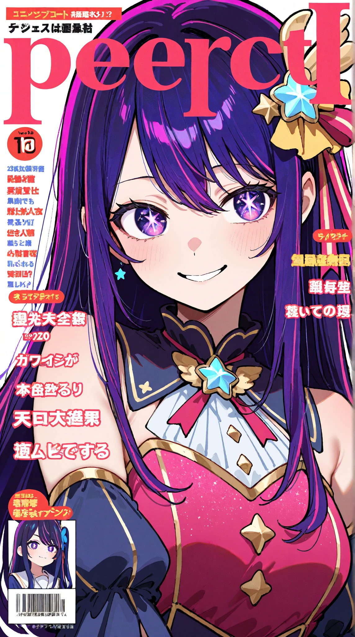 masterpiece, Highest quality, whole body, One Girl, bangs, black choker, blush, bracelet, chest, choker, clothes Surrounding area waist, clavicle, Cowboy Shot, ear Earrings, Eyebrows visible through hair, Gradient Hair, Grin, repair, jewelry, Kogal, Long Hair, Show Viewer, Earrings, Red eyes, ring, , smile, alone, street, null, cherry blossoms, petal,shape, (magazine:1.3), (cover-style:1.3), fashionable, woman, Vibrant, stop temporarily, front, colorful, dynamic, background, element, Be confident, performance, Holding, statement, accessories, Majestic, Coiled, Surrounding area, touch, scene, article, cover, bold, to attract attention, title, stylish, font, Catchy, Heading, big, impressive, Modern, tendency, concentrate, fashion,((masterpiece)), Highest quality, Absurd, Very detailed, Holographic, Cowboy Shot, ダイナミックなstop temporarily, Golden Ratio, Very cute girl, Mature Girls, so beautiful, Super beautiful asian girl with super beautiful purple eyes, so beautiful hair, Shiny skin, High Ponytail, 素敵でsexyなボディ, slim and delicate body, Perfect body, Cute Panties, Fox Headset, Take a photo with a cute alien spaceship,naked,Big Breasts,sexy
