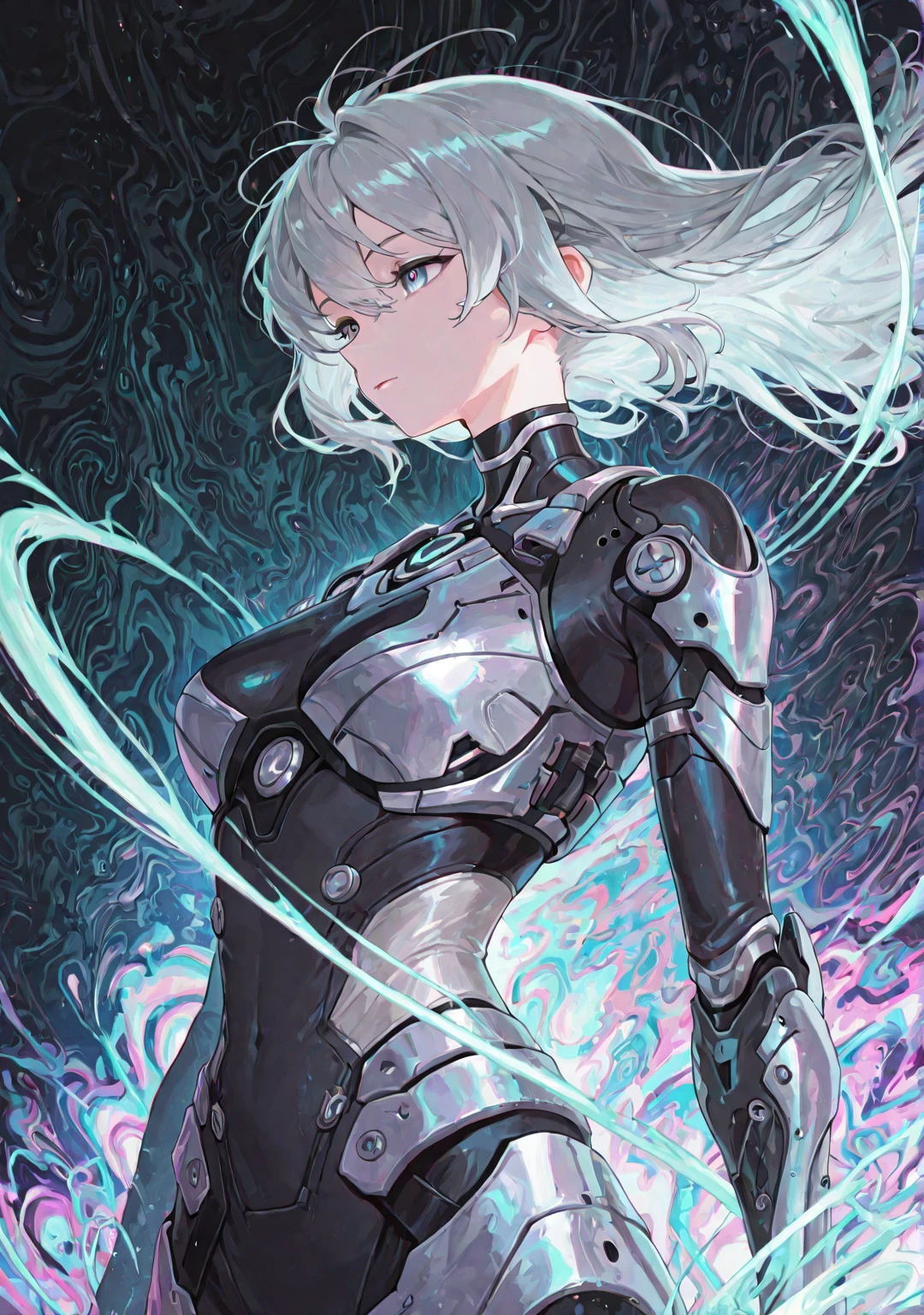 (photorealistic:1.8, highest quality:1.8,8K masterpiece:1.8,High resolution,muste piece:1.8,RAW Photos,cinematic lighting),
cyber punk、spider girl、(Rei Ayanami)、(alternative、dull tone、calm tone:1.3)(1 beauty、Beautiful face in every detail:1.3)(Bewitching Black Spider Tight Suit:1.7)((Moderate chest:1.3)、Arachne tattoo on chest、Arachne:1.2) (look back、squat、raise your hand:1.2)(body fluids attached to the body:1.4)spiderweb、The white body contains Arachne threads.。(elation:1.4)、
(midium Hair:1.2,Beautiful shining blue and white hair:1.5),
open your mouth、Stoic、
plump nipples、(cameltoe),No split screen,slender abs:1.2,(Young sensual gravure idol)