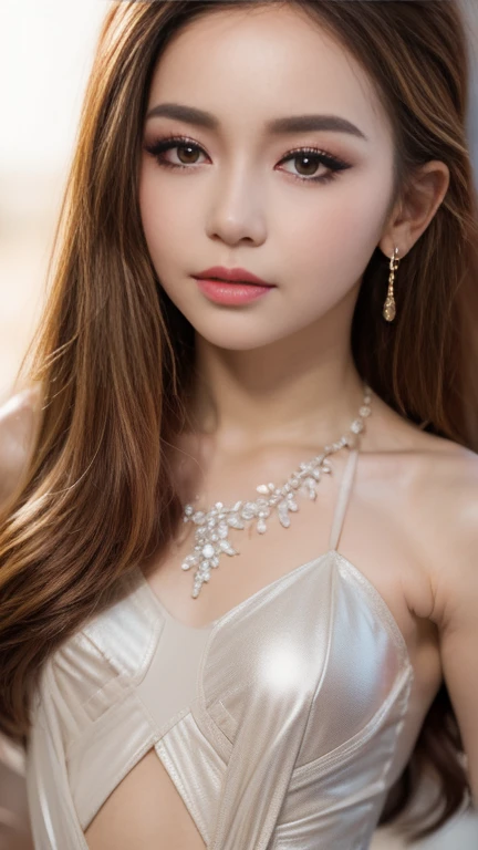 a close up of a woman with long hair and a necklace, gorgeous attractive face, attractive female face!!!, very very very beautifull face, attractive beautiful face, extremely beautiful face, very beautiful face, beautiful eyes and face, perfect face and eyes, feminine beautiful face, perfect face ), gorgeous face, beautiful face!!, beautiful shape of face and body, beautiful delicate face