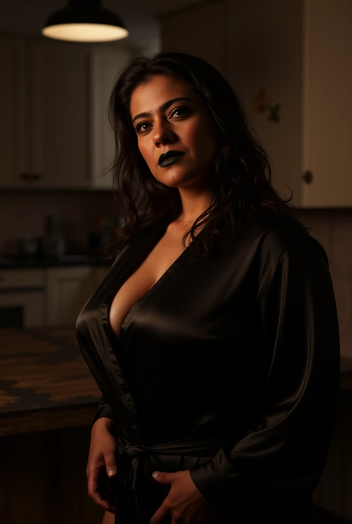 (best quality, hyperdetailed photography:1.2), beautiful Indian lady, ((dark black lipstick)), freckles, gothic makeup, soft light, curvy figure, head and breast portrait, cover, (detailed beautiful face, detail skin texture, ultra-detailed body:1.1) sexy vampire women, closeup