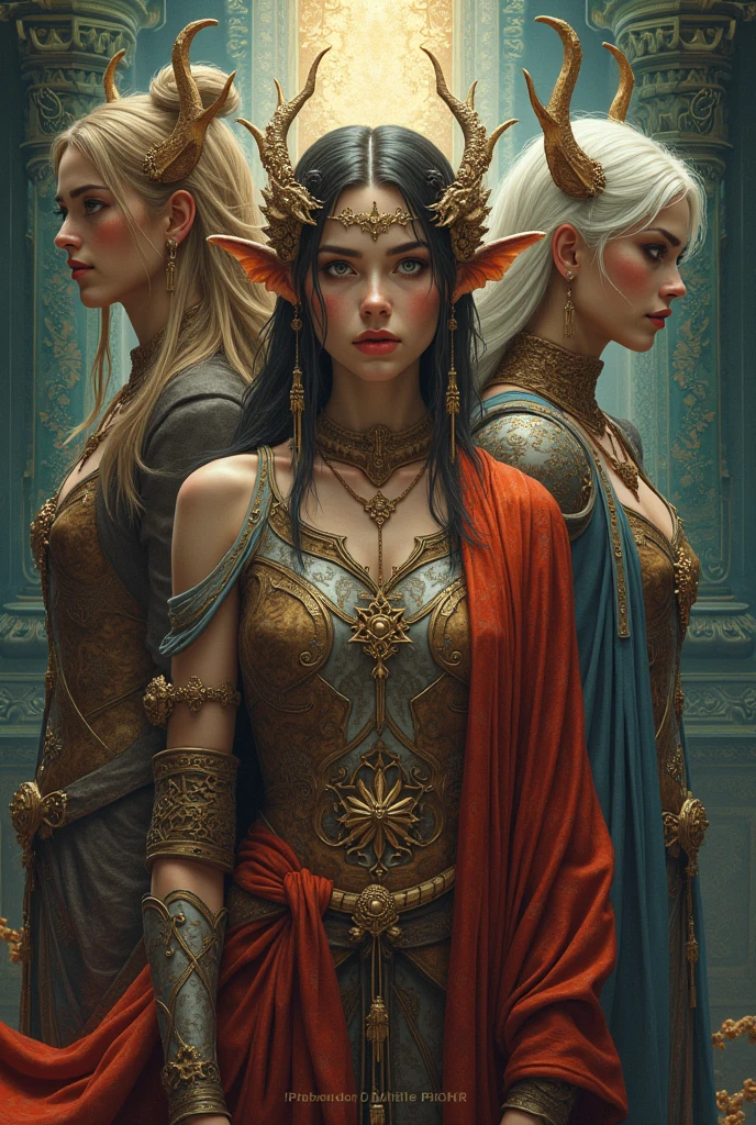 Fantasy portrait character