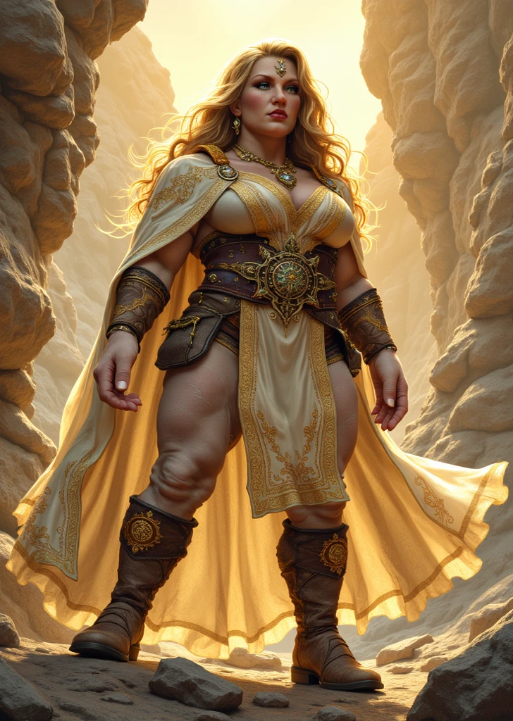 Asgard，valkyrie，Senhora Cavaleiro，Anatomia correta，epic fantasy digital art，tmasterpiece，8k，high-definition resolution，desenho detalhado，Qulidade Superior，, Epic composition, músculous body
