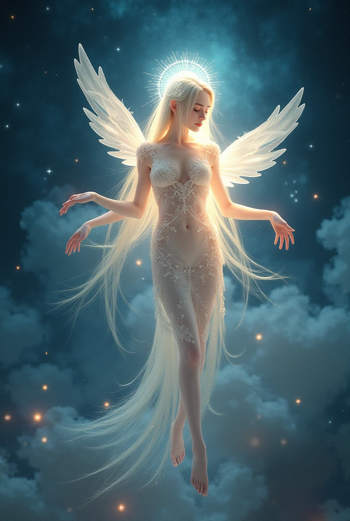 (bright light source, glowing, radiant, luminescent), shiny surface, ethereal atmosphere, magical aura, celestial glow, vibrant colors, soft lighting, surreal, captivating, dreamlike, otherworldly, enchanting, divine beauty