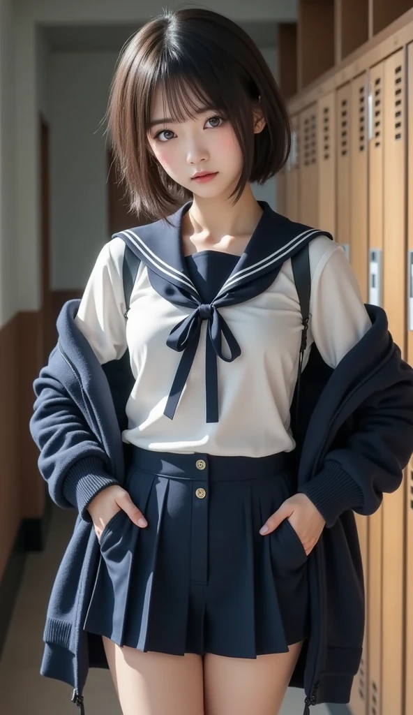 master piece, Best Quality, One girl, (a beauty girl, kawaii:1.3), (17 age:1.3), (barefoot barelegs) toe (sole focus) shiny white skin  Very fine eye definition, (Symmetrical eyes:1.3), NSFW, (girlfriend、Schools、all-fours:1.2), (a beauty girl:1.3), Petite bust、 Brown eyes, Parted bangs, Brown hair, Petite girl、The whole body is visible、Esbian、(A slender)、(Whole body:1.5)、(High Ponytail、put out the tongue)、(arms behind back)、learning forward、Looking Up、frombelow、(Raw photo:1.4)、(Photorealsitic:1.3)、(​masterpiece)、top-quality、top-quality、the Extremely Detailed CG Unity 8K Wallpapers、Detailed and complex、Original、hight resolution、
\\
1girl in、独奏、middlebreasts、(eye liner:0.2)、(red blush:0.5)、hair clips、Look at viewers、NSFW、
\\
University、pupils on、校服、Sailor collar、Bobby Socks、a school bag、pleatedskirt、
\\
beautifullydetailedbackground、depth of fields、realisitic:1.3、(ambient lights:1)、(Kamimei:1.3)、(nffsw:1)、(Studio Lighting:1.5)、(pantyshot、up skirt:1.2)、From  above、(Whole body)
