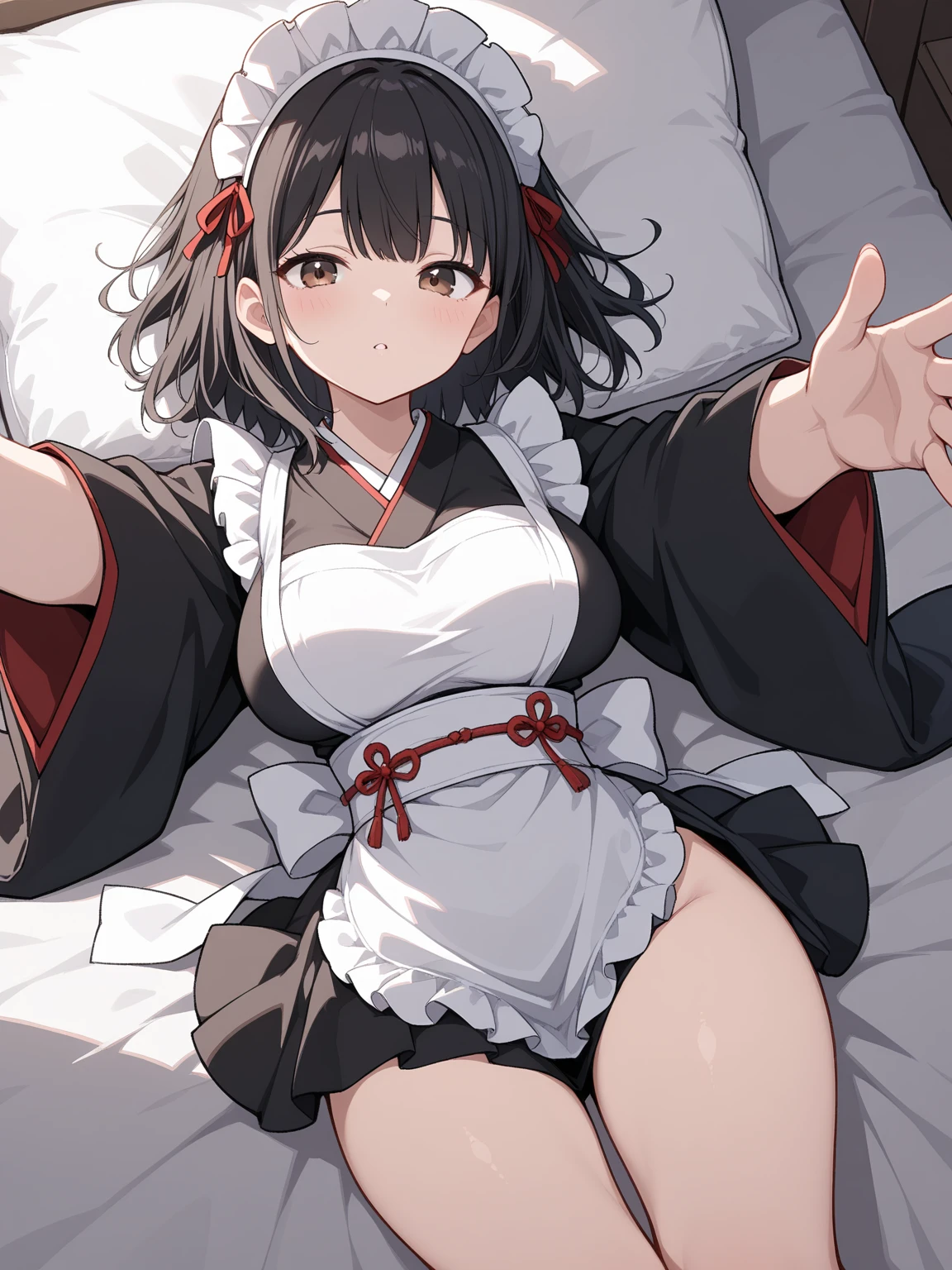 Megumin-konosuba Big and big ass sitting on the couch and have red eyes
