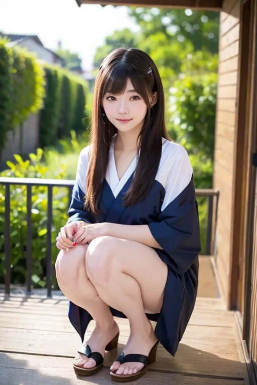 (((A single photo:1.2))), ((A beautiful girl in a cute kimono is responding in the room:1.4)), ((性欲の強いhigh school girl:1.4)), (Short Hair), (8k, RAW Photos, Highest quality, masterpiece:1.2), Looking at the audience, Viewed from the front, Beautiful white skin, knees, Absurd face is small, Part your bangs down the middle, The forehead is visible, Glare, ((Cute and mischievous face:1.3)), Ultra-high resolution, ((I can't wear underwear)), ((Slender and erotic body line)), (Outstanding proportions), high school girl, (Idolフェイス:1.2, Baby Face:1.65), Japanese women, Are standing, (Photorealistic:1.37), Photon Mapping, Realistic, Cute and small face, Brown eyes, prospect, Written boundary depth, Blurred Background, (I can see the bangs), Silky smooth hair, (Firm stomach:1.3), (Beautiful and slim thighs:1.4), (Small beautiful butt:1.2), (Curved waist), thigh, Nogizaka idol, Idol, (Detailed hands:1.4, Accurate hands:1.4, Beautiful little hands of a girl:1.3, Beautifully crafted with attention to detail:1.3), (Firm and beautiful breasts:1.3, Fascinating Cleavage:1.2), Super quality, Low people, (Clear white skin, Skin with visible pores), (Focus on the face), Check and correct the garment construction, (Perfect Anatomy:1.4), (Detailed eyes and face:1.3, Professional photography techniques), (Detailed arms and legs:1.4), (View the viewer, blush:1.3)