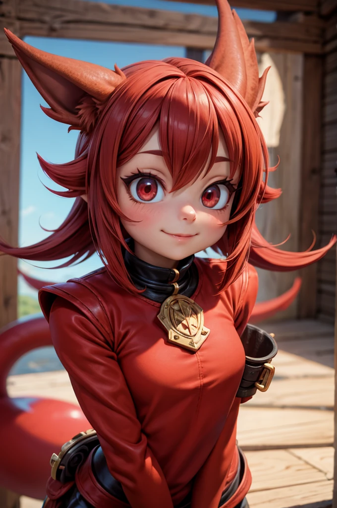 Red Kobold girl