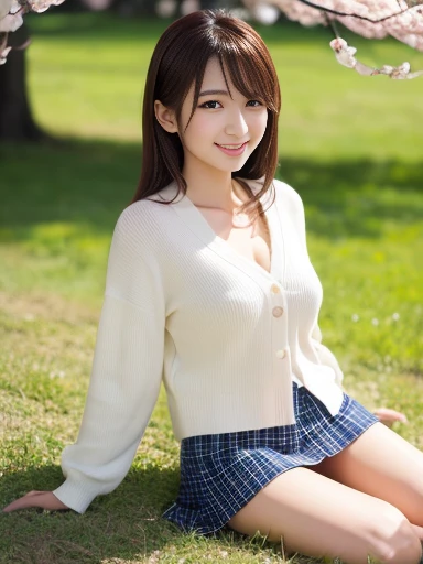 Smile、night、original photography、(((ultimate beauty portrait)))、((sparkling skin))、1 girl、Beautiful 15 year old girl from Prague、bright expression、((brown hair))、(cleavage)、(frilly skirt:1.5)、((Big eyes sparkling like gems))、cardigan、open your clothes、pantyhose、Glowing and radiant skin、(medium hair)、(silk ponytail)、(standing)、(from below)、under skirt、(from below看内衣的特写)、Eyeliner、beautiful bangs、hair between eyes、((Masterpiece、top quality、Super detailed、movie light、intricate details、high resolution、Very detailed))、background for this、8 kood、digital SLR、soft light、high quality、film grain、富士XT3 、shallow view deep、natural soft light、Kamimei、Look at the thighs, side, standing at the beach