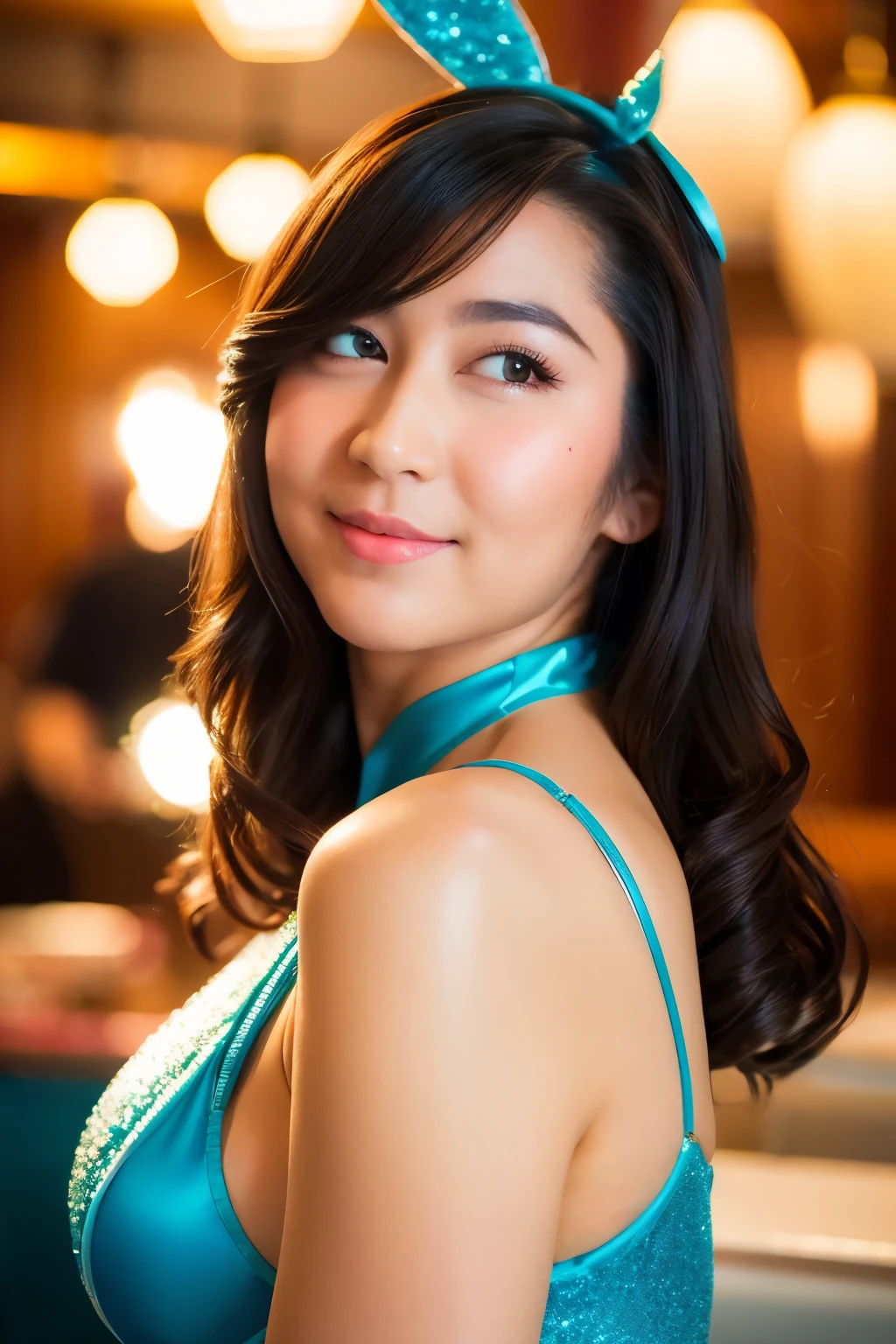 jessica veranda, Highly detailed CG Unity 8k wallpaper, of the highest quality, super detailed, masutepiece, Realistic, photos realistic, extremely detailed cute girl, 20 years old, Large breasts , cleavage  , (Samba Carnival Dancer, Samba Carnival Wear:1.2) ,  
, Round eyes, viewer , Parted lips,  Smile , (bed , sitting) ,  sexy pose, very tempting women