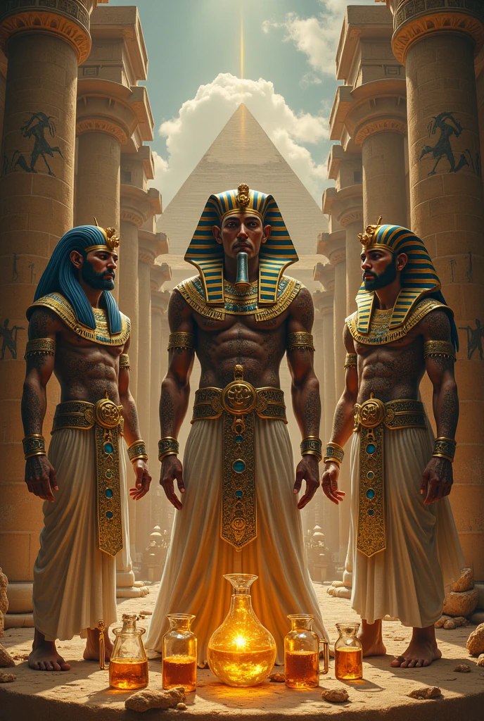 Egyptian Gods Talking to Greek Gods