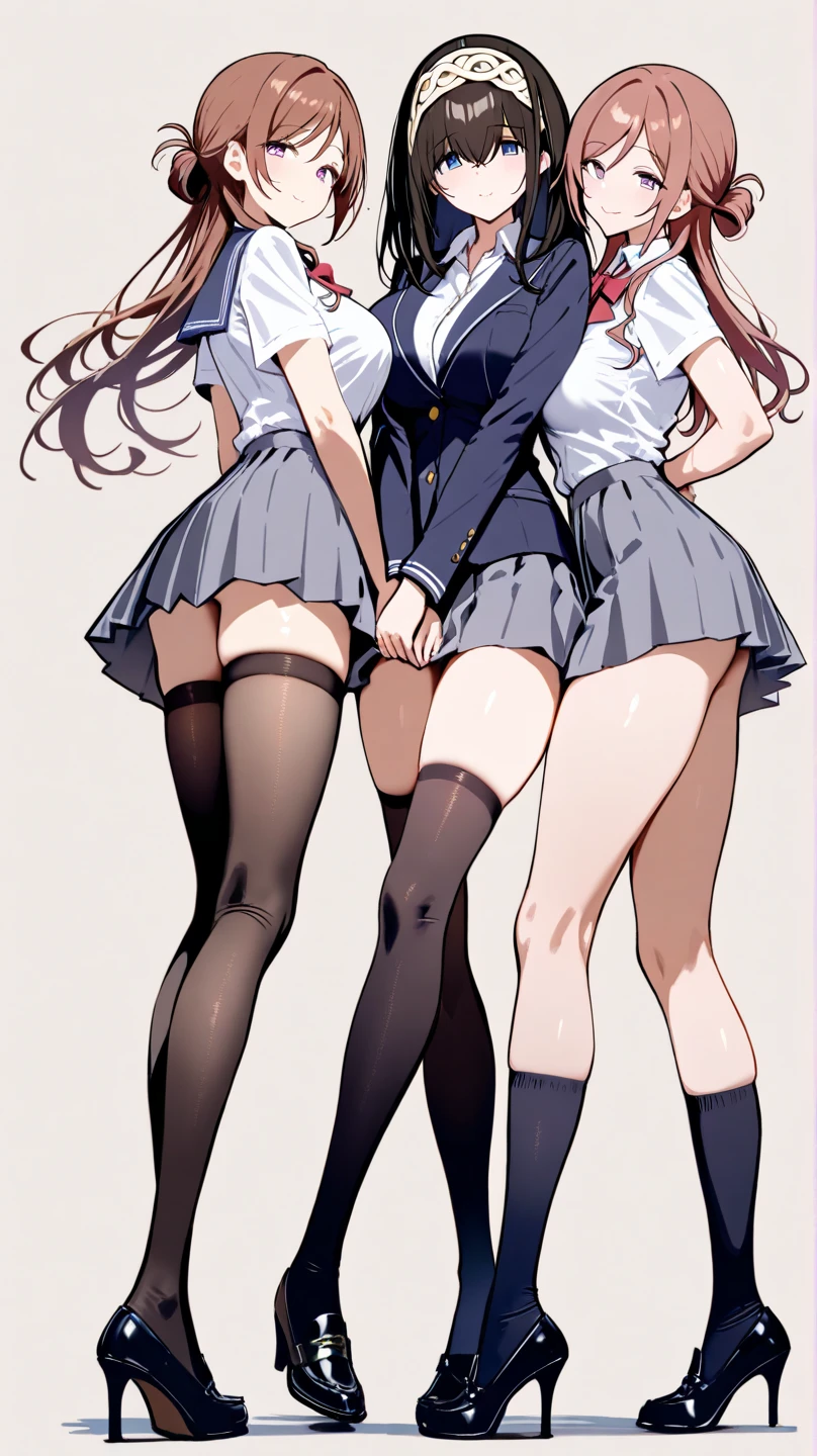 (masuter piece、hightquality)、perfect eyes、最hightquality、(Full body portrait)、Symmetrical composition、Composition from the front、One lady、(Full body figure from head to toe)、(small tits)、Slim Faces、a small face、Beautiful and cute face、((white panties)Black tights)、(Black tights)、(Black pantyhose)、Changing clothes、slim and slender legs、Precise size and balance of upper and lower body、(white panties)、17age、Schoolgirl with mature body type、A high school girl with long、Stand on your own two feet、School locker room、white t-shirts、Panchira、Composition from the front、brown colored long hair、bangss、red blush、Embarrassed look、Black pantyhoseの中にwhite pantiesを履く、(No shoes)、Japanese high school girl、during daytime、(small tits)