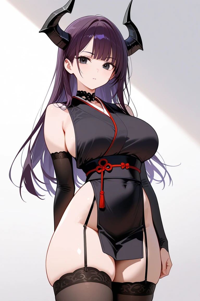 Anime Kawaii sexy Perfect Slim sensual body large breast and huge thighs, An intricate and highly detailed illustration of anime (Young girl).  female, standing, direct, 1 girl, looking ahead at viewer, handcuffs on the hands, with a collar around the neck, slave, posição standings para cima, ((black choker, Handcuffs on legs and arms)) show ass, Fur trim, own hands together grabbing your own buttocks