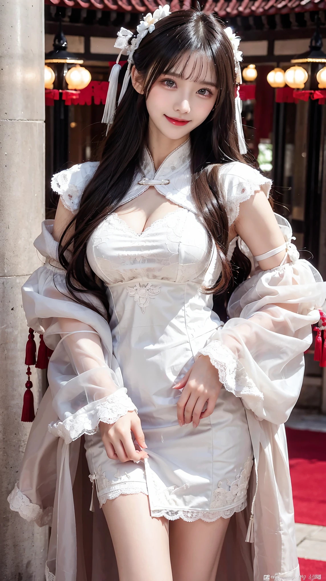 1 female,12years old,Black Hair,Beautiful ponytail hairstyles, (High Waist Skirt:1.3),, (White shirt:1.3), (Double-breasted,Underbust:1.2), Moaning,Sweaty thighs,My crotch is wet,Roll up your skirt,who、blush、whole body、Sleeveless clothing、In a dark alley、see-through clothing、Sexy woman、Embarrassed blushing face、Puzzled look、Breasts exposed from side、thin waist、Clothes that stick to the abdomen、Big tits、Very thin fabric、Beautiful body line from the groin to the lower body、Clothes with small pieces of cloth fastened with strings、((wedding dress))、Clothes with wide side openings、Beautiful clavicle、A slender body with ample breasts and buttocks、She is not wearing pants and skirt and only wears an apron to cover her private parts