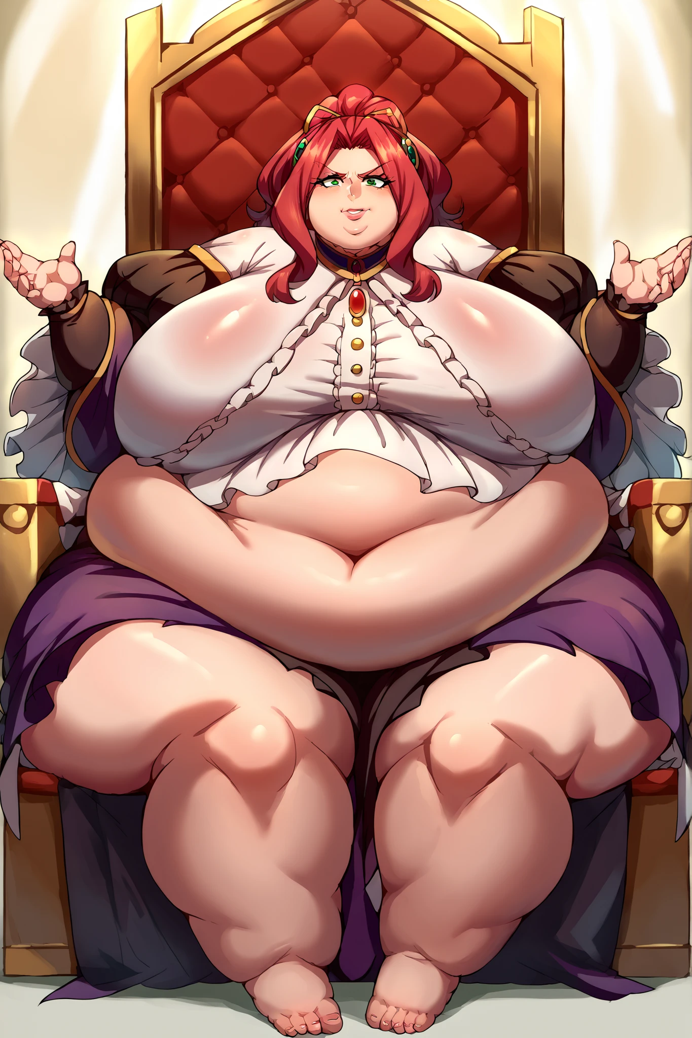 Plump,(masterpiece, highest quality, High resolution:1.4),Saggy breasts,Mature Woman,(Big Belly:1.5),brown hair,Pussy juice, Low Ponytail,Thick legs,Thick arms,(Fat girl:1.3), Low-cut glasses,(Huge breasts:1.2),Sweaty skin, White woman, (USBBW:1.3), (Fat Blob:1.4),(Double chin:1.3),up arms,(Ahegao:1.3),Are crying,(Chubby face:1.4),White high heels,(Wedding dress:1.4),princess-line Wedding dress,Wedding Veil,Pronovias,Fingering,(Touching the pussy:1.4),(Creampie:1.2),(Masturbation with female hands:1.2),Vulgarity,Apart from the clothes,Breast milk, Semen on clothes,Excessive ,flash