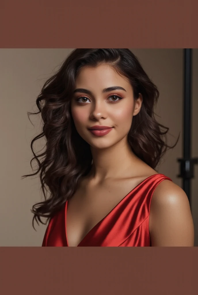 medium photo of Zen_daya woman, long curly brown hair, wearing a beautiful red dress,, extremely detailed, intricate detail, fine detail, careful detail, up close portrait, masterpiece, best quality, ultra-detailed <lora:Zendaya:0.8>
