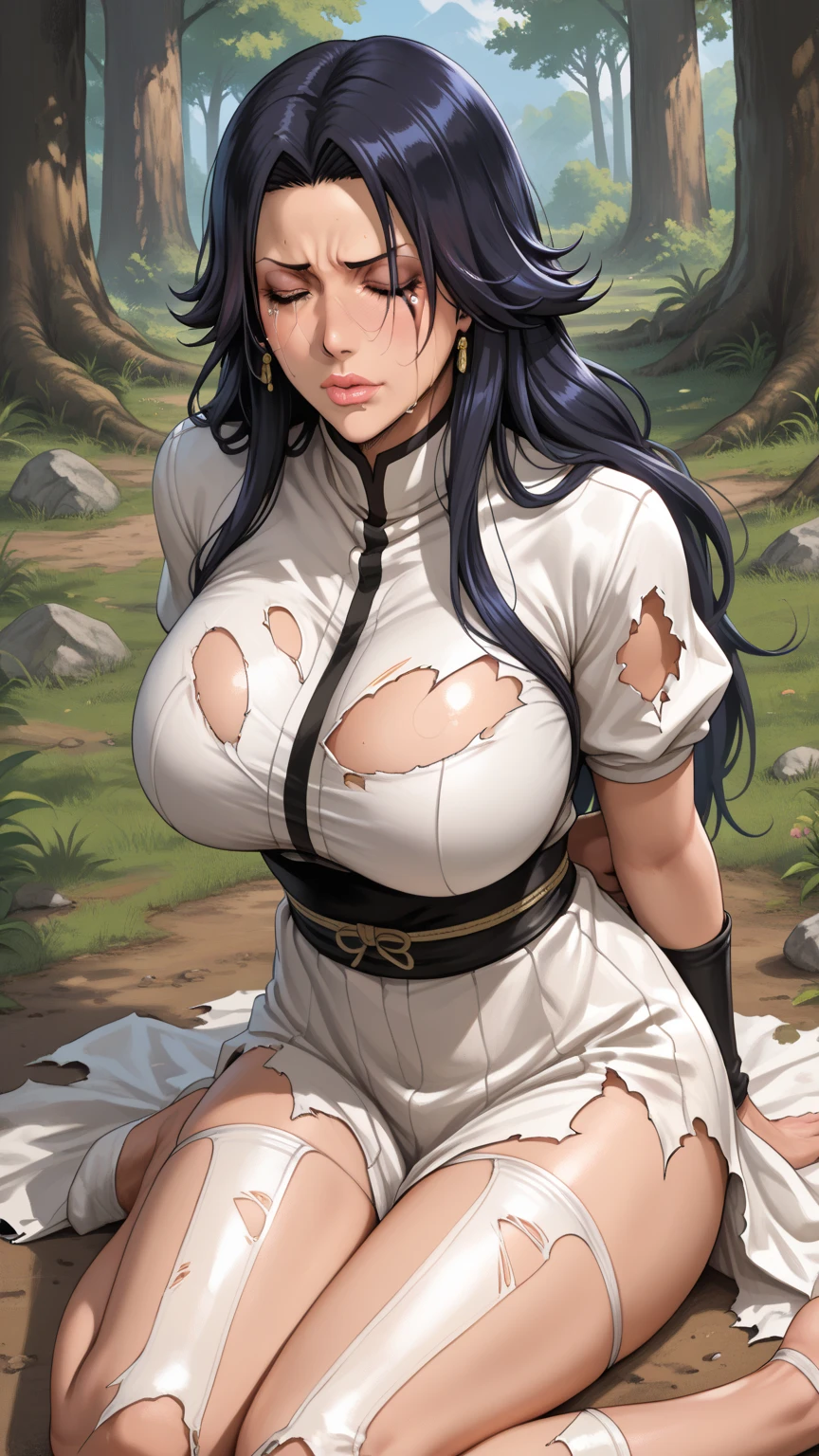 Browsing Caution,(Best image quality,highest quality,Highest Resolution,Ultra-Realistic Images,Very detailed,masterpiece),((Casca has sex with a horse:1.2)), (((Raped by a horse))),Latex Top,Black short hair,Brown Skin,Anatomically correct,(Big Breasts),Erect nipples,((Sweaty skin)),(((Excessive sweating))), ((Pussy juice)), (((Woman with huge penis))),(((bestiality:1.2)),Browsing Caution,