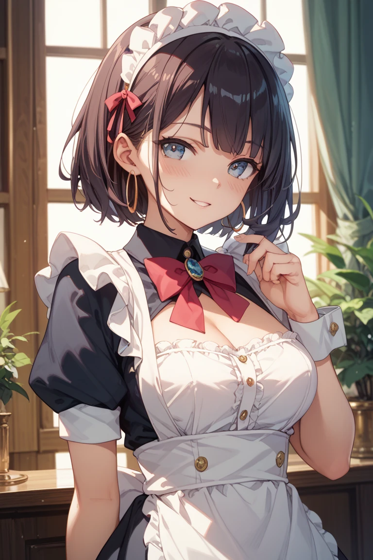 highest quality、High resolution、Detailed Background、(Beautiful face in every detail:1.4)、Anatomically correct、(Detailed facial expressions)、(Detailed eyes:1.2)、Beautiful women in their 20s、(Highly detailed face:1.4)、Cute hair colour、Braided bob cut、Braided Ponytail、Cute hairstyle、well-groomed eyebrows、Cute Eye Makeup、Cute Lip Makeup、Perfect body line、(Huge breasts:1.3)、Accentuate your breasts、Accentuate your cleavage、Glasses、Buckingham Palace、A big smile、Smiling、A fun atmosphere、Cute gestures、

(Two beautiful women with Buckingham Palace in the background:1.5)、

The base is a maid dress with a sailor-style collar.、
The collar is a sailor collar like a blouse, and the point is that there is a ribbon on the collar.、Dresses are generally knee-length or mini-length, and the hems are decorated with frills or lace.、
The dresses come in classic colors such as black, navy, and white.、
The ribbon on the collar matches the color of the dress.、The apron features a sailor-style collar.、
There is also a ribbon on the collar, adding a sailor element to the overall look.、
Choose the color of your apron to match your dress、
Black or navy knee-high socks and maid-style shoes with ribbons(Pumps or flat shoes)match、Pair it with stockings for a cute look.、
A headband with a ribbon is recommended.、Choose the color that matches your dress or apron、very beautiful