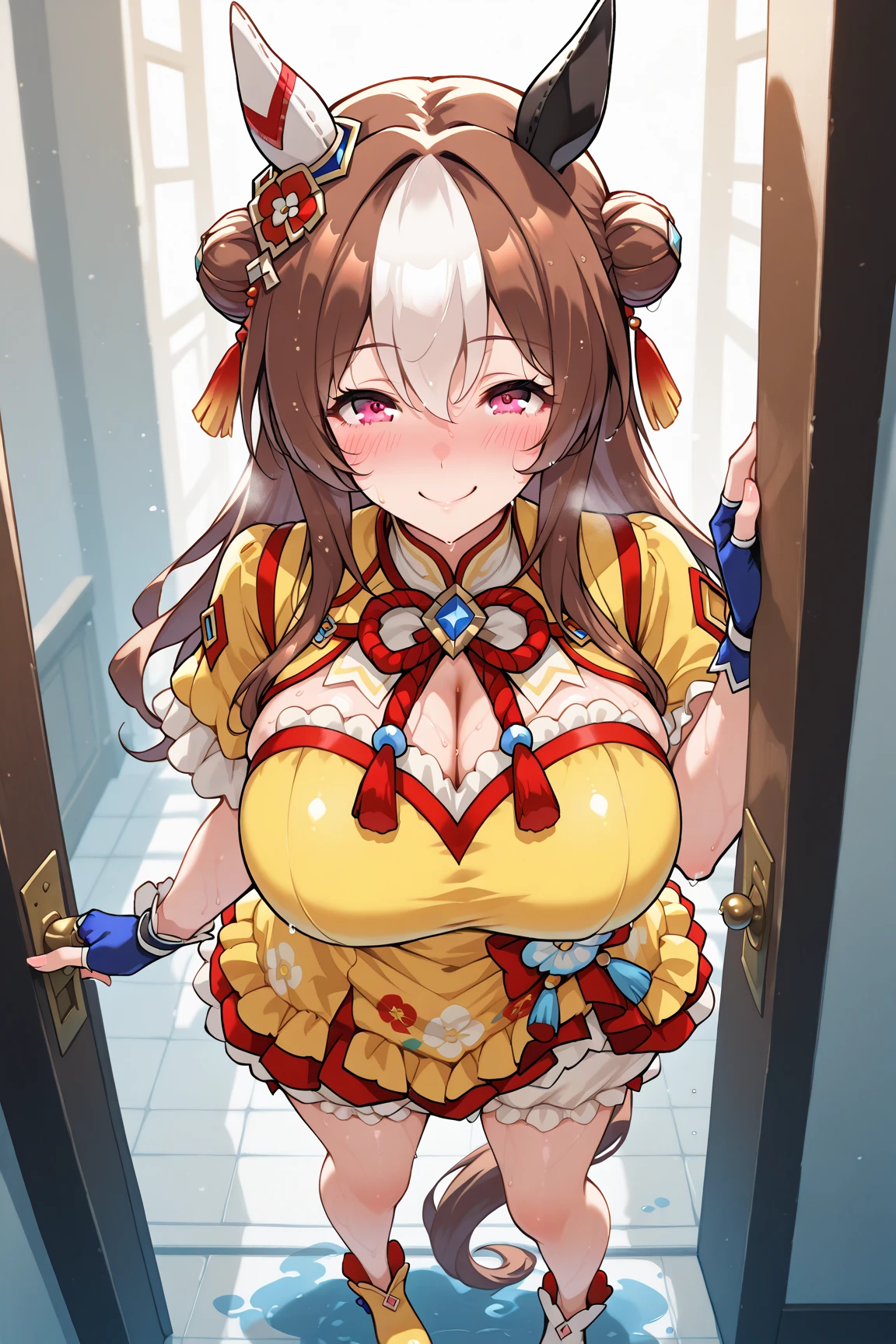 Isuzu Sento、highest quality、Highest quality、Huge super 、Cleavage、A fawning expression、high school girl、sexual behavior、sex、Armpit、pregnancy