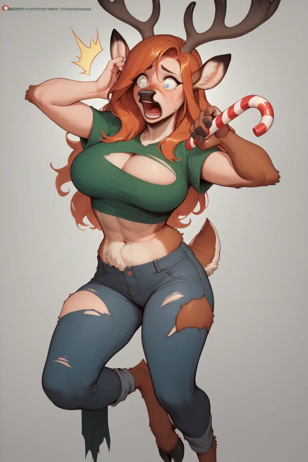(by darkgem):1.4, masterpiece, best details, real life, depth of field, detailed background, (bright lighting:1.4), perfect eyes, solo, (anthro), with bushy pubic hair and armpit hair, enjoyment, attitude, clear details, powerful, pleasure, self-pleasure, perfect hands, covered in fur, fluffy, fangs, perfect tongue, paws, claws, tail, ((anthro female goat:1.4), sexy girl woman, monster girl, femme, (breasts:1.2)), (ripped clothing, bra, panties, ripped leggings), (tattoos, piercings), (mid-transformation:1.7)