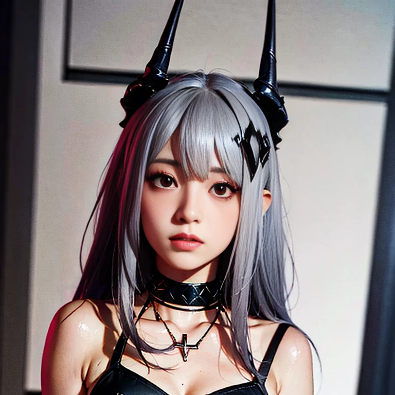 Professional , masterpiece、highest quality、Photo Real , Depth of written boundary 、idol smile、maikurobikini、(White Gemstone Body:1.2)、mysterious expression、(Cleavage)、Jewel Gold Weapon、Particles of light),A huge arsenal of luxurious gold ,(( ドラゴンProfessionalテクター (Realistic:1.4),)) , (Devil's Wings) ,Warhammer 40K 、((Silver hair with a gradation that turns blue towards the ends))、(Devil's Wings)、((Gangl Forest Background))、美しい白people美people、1people、Dynamic Angle,(((Two small, spiral-shaped black horns on the head)))、Small head、idol smile、Slender and beautiful female hands、Cleavage、mysterious expression、Light effects、Intense Combat、Wind effectagic circle、dragon tail、knees、Toostook、Black lace dress、Slender body, Shining Silver God々He is accompanied by a giant dragon.