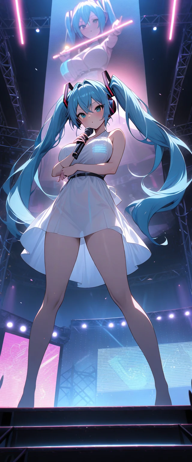 ((2D beautiful girl:1.5、top-quality:1.5、Perfect fingers:1.1、perfect anatomia:1.1、Dress perfectly、Beautiful illustration))、Petite beautiful girl、(transform sequence)、((cute decorative headbands))、((a playboy bunny ))、15yo student、Solio、Fractal Art、、((stright long hair))、Beautiful big drooping eyes、Slender and beautiful legs、(winc、The best smile)、(fullllbody)、((1 persons))、Blue sky and outdoor stage、Magic Show