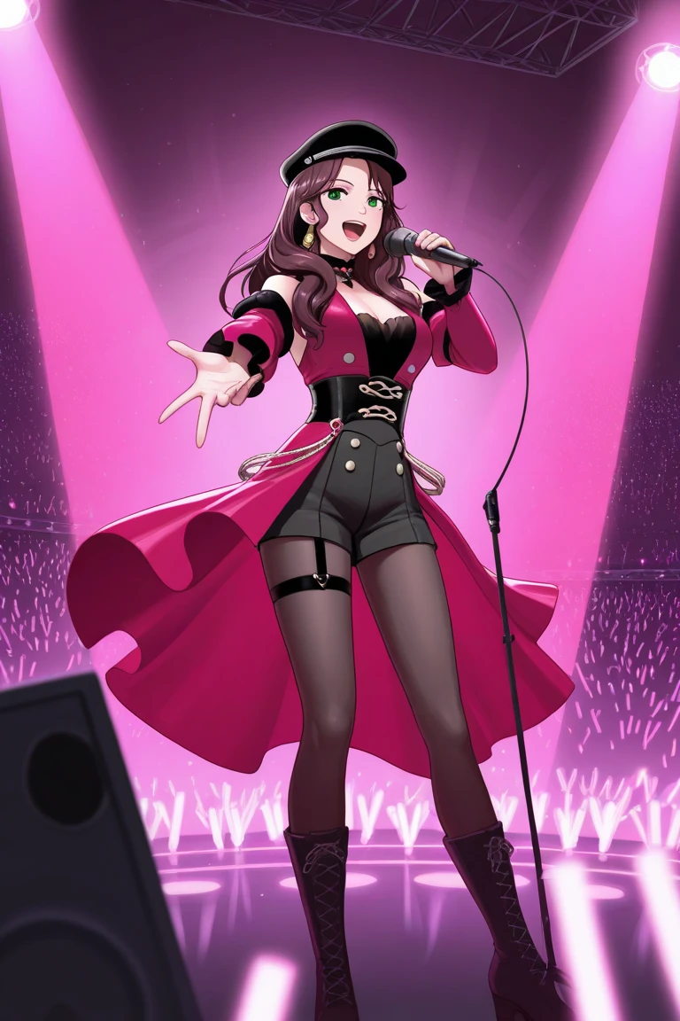 <lora:Idol-16:0.8>, Idl, microphone, holding microphone, singing, stage, <lora:MusujimeAwaki-14:0.8>, full body, best quality, masterpiece, highres