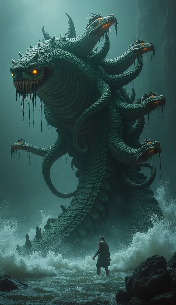 Kraken-like sea monster
