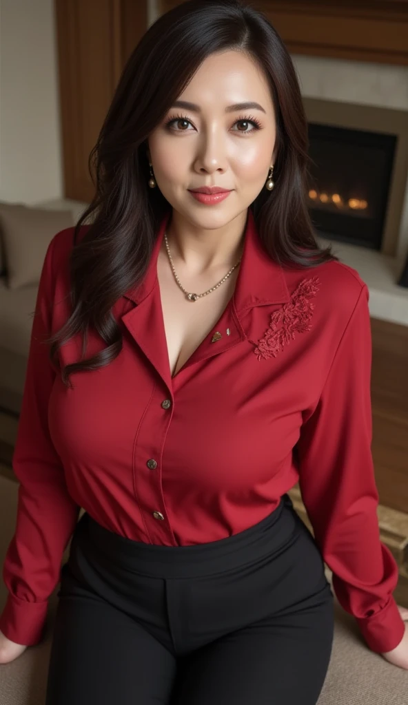 50 year old mature woman、Japanese women、Sex Appeal, sexy,Fine skin、Star Piece、Beautiful breasts High quality、Perfect Sentence、so beautiful、High resolution face、Light makeup、Beautiful ass high quality、Glowing Beautiful Skin、Glowing Beautiful Skin step piece、Transparent beauty、Goddess of Eros、Realistic、Looking into the camera、Whitening skin、maStar Piece、Wavy Hair、School teacher、Pants Style、suit、