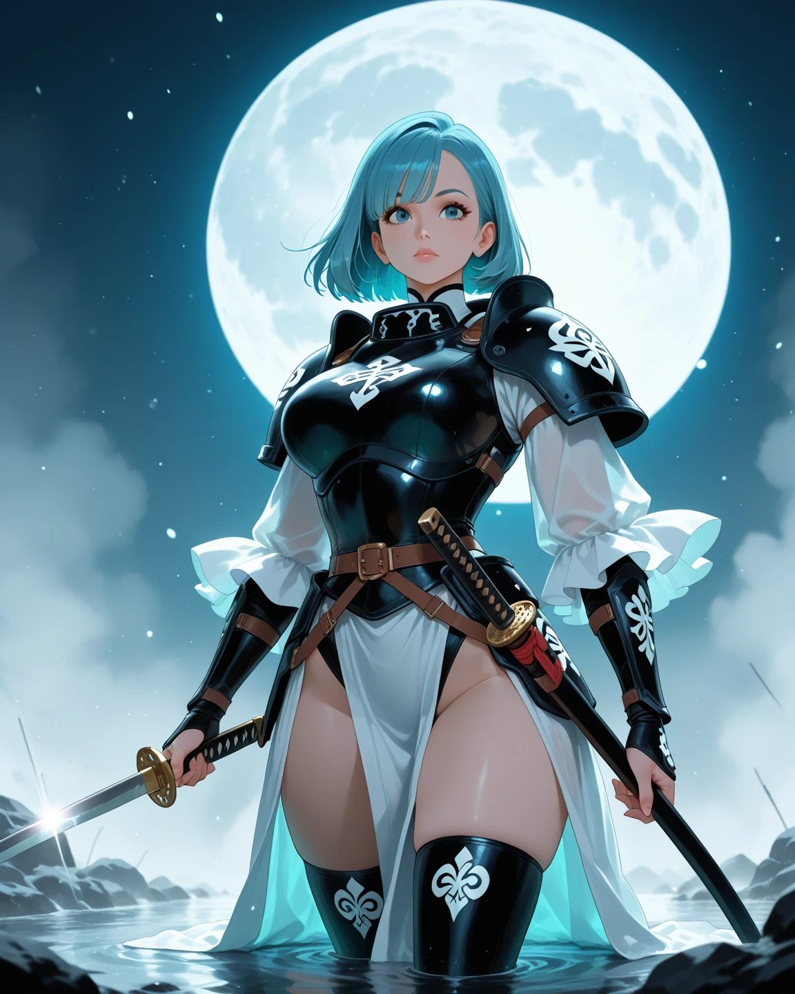 a picture of a female vampire cowboy in the desert night, a goth beauty, exquisite beautiful female vampire, ((anatomically correct: 1.5), (ultra detailed face: 1.2), best detailed face, red glowing eyes, full body, busty, wearing white bottom shirt, short skirt, dynamic color, wearing (Gambler Crease  hat: 1.2), wearing high heeled boots, it is night time in the desert, moon light. moon rays, west America desert canyon background, Hyperrealism style, vibrant, Ultra-high resolution, High Contrast, (masterpiece:1.5), highest quality, Best aesthetics), best details, best quality, highres, ultra wide angle, 16k, [ultra detailed], masterpiece, best quality, (extremely detailed) RAW, chumbasket art style, rpg portrait photograph, magical sky