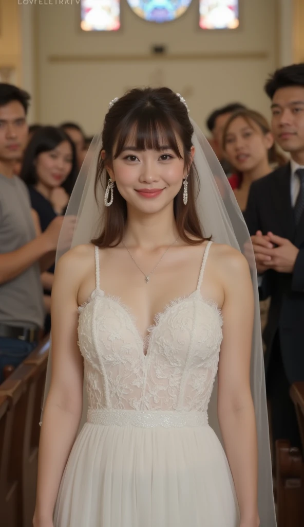 cute, cute, pee, petite, (slim), (perfect abs)), blush, (small: 1.4), white transparent bride veil, tight white string micro bikini small transparent little skin, (sideways), (bottom), golden choker, (visible crotch, bouquet of roses, wedding ring, visible white see-through panties, looking at camera, embarrassing, close-up, (no bra, She is a pervert touching a man 1:4, yawning loudly surrounded by men, immersing her whole body in a lot of white liquid, bathing her sexy exposed skin to the limit))), naked and touched by people around her, shooting adult videos, she loves, spreads her legs sexy cute little petite sweat crotch wet sexy pose with wet crotch touching black hair, Being attacked by a man Various embarrassing poses being touched by men around Covered in sperm splattered on the face, pee, (insertion), yawning, bathing in sexual fluids, crying, squirting,