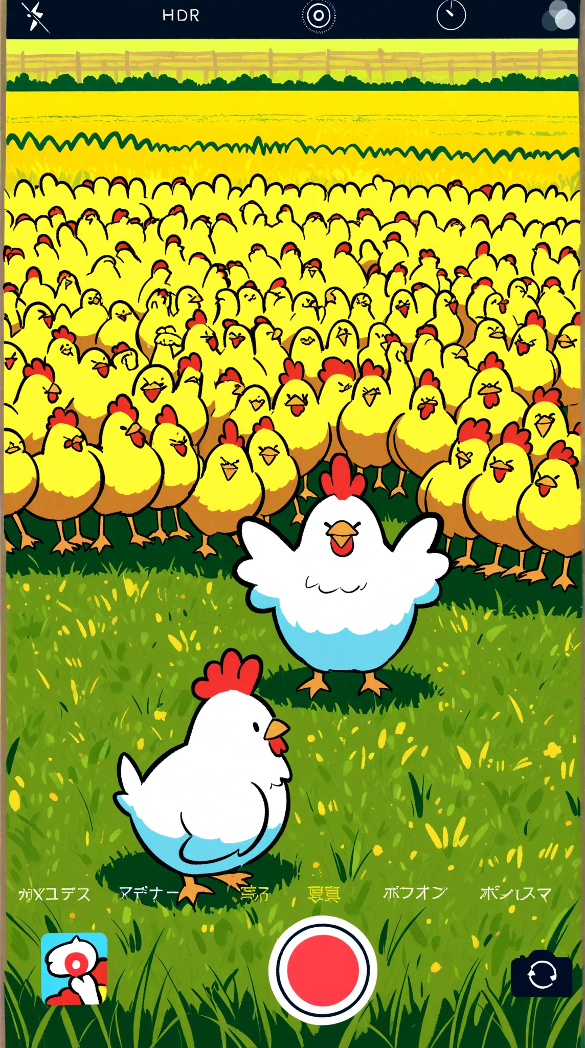 Eight hundred chickens of the Vatican vs two hundred warriors