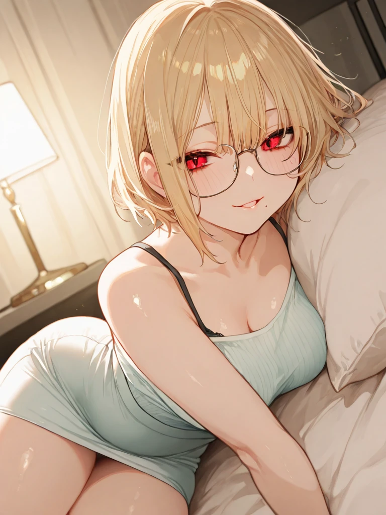 ((15 year old beautiful girl、Young Woman、))F cup breasts,Flashy and obscene underwear、bath、bed、Soapland girl、Prostitute、Prostitute、Sex workers,Middle school student blonde glasses
