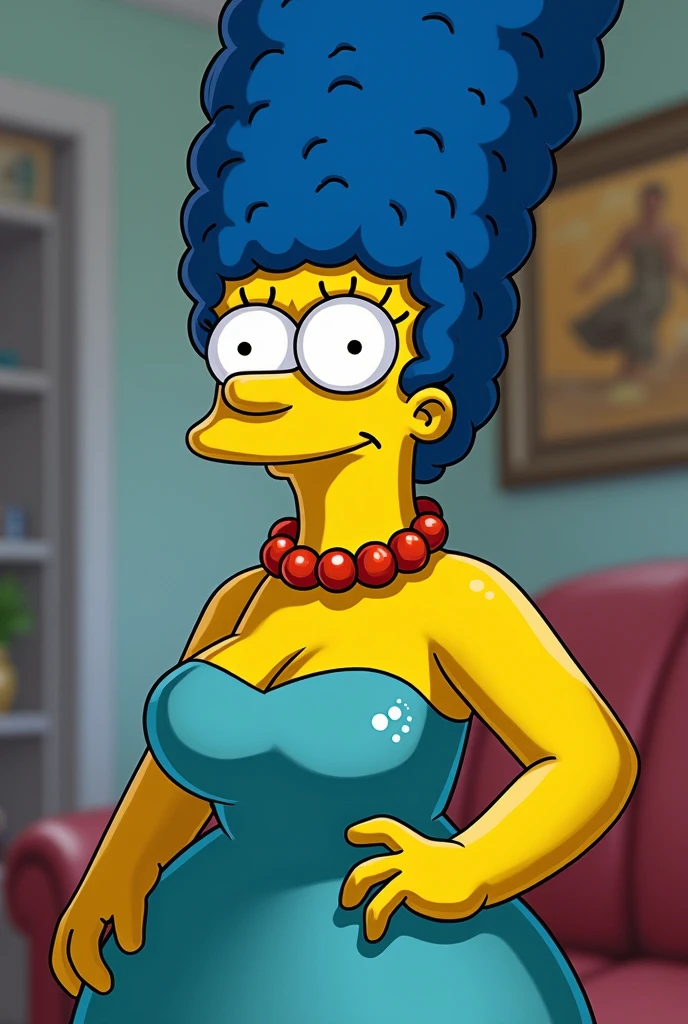 marge simpson showing big boobs 