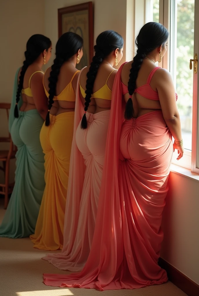 editorial photo of an Indian woman, shot on canon Eos 5d, ((wearing saree and lingerie:1.4)), ((outdoor, supermarket:1.2)), 32k, cinematic composition, professional color grading, film grain, atmosphere, wondrous, visible navel, ((anatomically correct:1.4)), hyperrealistic, (looking at camera), ((busty, curvy, big ass:1.2)), smiling, ((reflection on a mirror:1.5)), looking at a mirror, ((full body shot)), upclose,(dark skin:1.2)