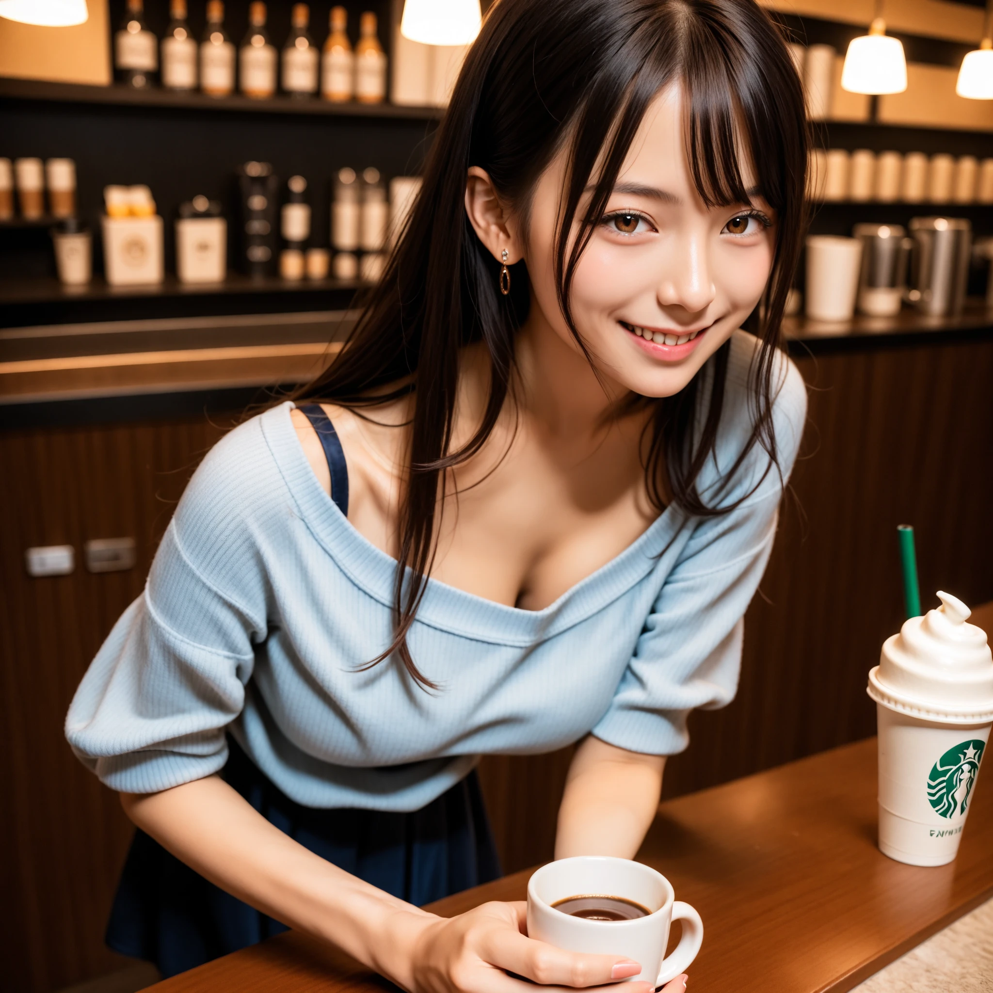 (((((((((Women hugging and kissing)))))))))
(((((((Emphasize cleavage)))))))
((((((I see a red bra))))))
((((((((Four Women))))))))
8k、RAW Photos、Highest quality、Super detailed、Super Resolution、Ultra HD、8k wallpaper、Amazing details
((White blazer uniform ((White blouse with formal collar, Blue Blazer, Red Check Skirt, Red checkered ribbon on blouse)), Complete limbs, Full Finger, ))

(((((((Inside the Starbucks store、High school girl)))))))、((((((Sit down and eat cake、Drink coffee、smile))))))、((Heart Necklace))




Modern and sleek design：Interior design using natural materials、Many of the designs are warm and made using wood and metal.。
Large windows：自然光をたっぷり取り入れるためのLarge windowsがあり、Providing a bright and open space。
Green Interior：Potted plants are effectively placed、It creates a relaxing atmosphere。
artwork：Works by local artists、Starbucks-related art on display。
Cozy seating：Cushioned chairs and sofas、Bar sheet etc.、A variety of seating options available。
Open kitchen area：Being able to see how drinks and food are made、We provide peace of mind and transparency。
Unique lighting：Antique lamps and chandeliers、Modern lighting fixtures are used。
Comfortable background music：Relaxing music is playing、A comfortable space is provided。
Free Wi-Fi and charging spots：Many tables are equipped with power outlets.、Convenient for work and study。
Customizable menus：Menus are provided that can be customized according to customer preferences。
Use of sustainable materials：Eco-friendly recycled materials and sustainable wood are used。
Wide々Table space：一人でもグループでも使いやすいWide々There is a table with。
Community Table：There is a large table where you can socialize with other customers.。
Seasonal decorations：The decorations are themed according to the season.。
Digital Order System：スマホやタブレットから注文できるDigital Order Systemが導入されています。
Design with a local feel：The design incorporates the local culture and characteristics.。
Fragrance production：コーヒーの香りが店内にWideがり、A space that satisfies the five senses has been created.。
Conversation with a barista：フレンドリーなConversation with a baristaが楽しめるカウンターエリアがあります。




8k、RAW Photos、Highest quality、masterpiece:1.2、Super detailed、Super Resolution、Ultra HD、8k wallpaper、Amazing details、Photorealistic:1.4、Having fun by the water、Full Body Shot、Full body photo、High-resolution RAW color photos、Professional photos、A scene full of emotion、Very detailed and beautiful、Ultra HD、8k wallpaper、Amazing details、Huge file sizes、extremely detailed beautiful、Highly detailed face Highly detailed eyes、Extremely realistic skin、 Highly detailed fingers, Highly detailed nose, Highly detailed mouth, Perfect Anatomy, Highly detailed background, Highly detailed clothing, Teen, cute, Famous Japanese Idols, cute, Realistic body, Slender, White skin, Glowing Skin, Slim body, Realistic Face, Delicate eyes, double eyelid, 
