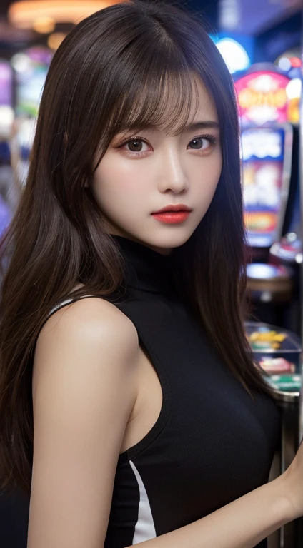 - Tina is of medium build with bright hair and vivid eyes.
- Her fashion style is casual yet exudes professionalism.
- At the poker table, she appears calm with a focused demeanor and shows decisiveness through her expressions.