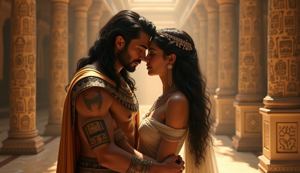 Indian king and qeen sleeping romance