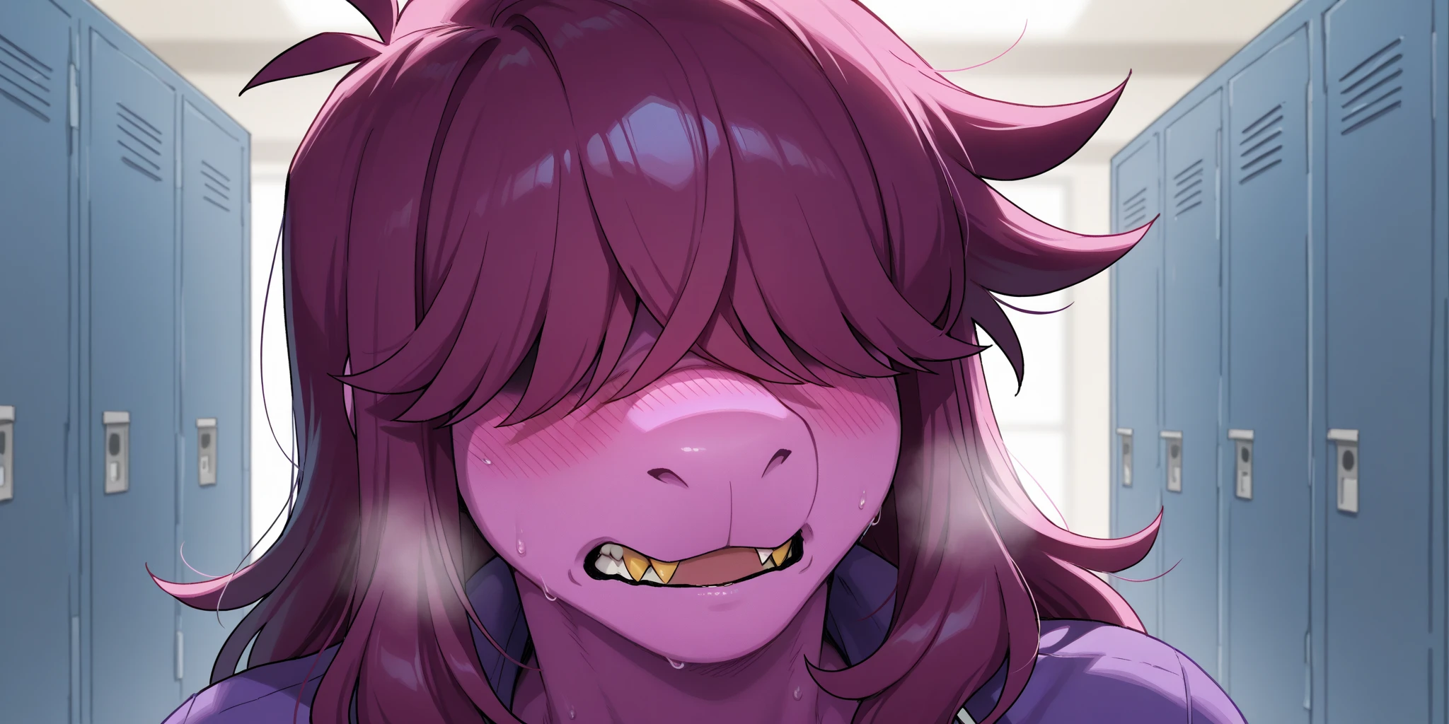 (Super strong super huge giant mean face:1.5,Cross-eyed:1.5),(Official photo,Real People,Default face),(Anna Kami:1.5,Nose Hook:1.5),masterpiece, Highest quality,Flat Chest,Kiss Gloss,My Room, Mischievous Smile,Cheek to Cheek, how,how around nose, (From above:1.3),orgasm, Happy,From above,View your viewers,Ahegao,Open your mouth and breathe in,Sniffing a lot,Super strong, super huge nose,Ahegao,Open your mouth,Open your eyes,(Brainwashed,Super Smile,climax,Acme Face,From above,(1boy,Gigantic Big Penis,Vacuum fellatio:1.5,Cum in nose),(Confused evil look:1.5),(maid, maid apron, maid headdress),