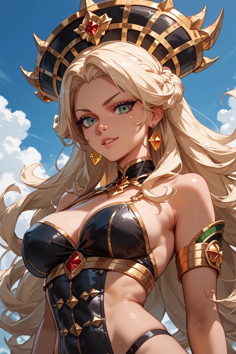 gorgeus voluptuous space amazon girl with a bubble glass helmet in the head, deep green almond-shaped eyes, short blond hair, very small and tight white and orange micro bikini, perfect huge breasts, voluptuous wide hips, muscular thighs, muscular arms, sexy voluptuous belly, massive huge cameltoe, space, spaceship, UHD, retina, masterpiece, anatomically correct, textured skin, high details, award winning, best quality, 8k