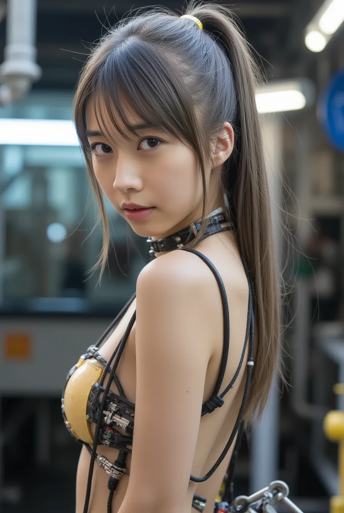 sunlight、Best image quality, Great details,Mr..々Performance、Performance力豊かな、 Ultra-high resolution, (realism: 1.4), ((close:0.75)), A very condensed woman, Beautiful and delicate facial features, Perfect Proportions, Target your audience, ((Target your audience)), (slim:0.3, Large Breasts), (Fabric color base ratio Black:0.4 White:0.5. Other colors:0.1), (Wear a rash guard、I like police uniforms, Black and grey mech, Wearing a high-tech nylon military suit, Military Harness, ), captain, Background Simple gray wall,Vaginal Piercing Orgasm、Nipples numb from intense caressing、Dynamic pose、Licking ass、Intense anal caressing with aphrodisiac lotion、OHH through orgasm,Buttocks feel good、Buttocks feel good、Applying aphrodisiac lotion to the anal area、This leads to intense orgasms。、
