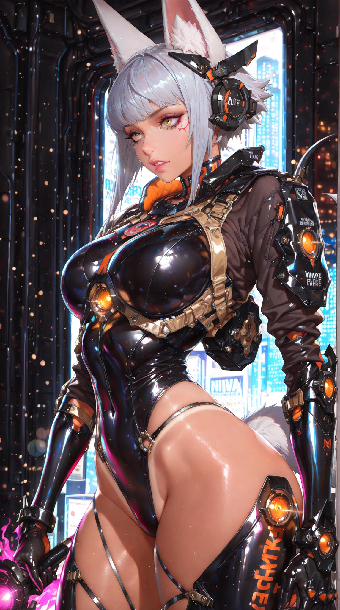 liquid metal girl, prismatic metal, shiny body, (masterpiece), (best quality), (ultra detailed), (ultra high res), (octane render), (gigantic breasts:1.6), (random pose:1.2)