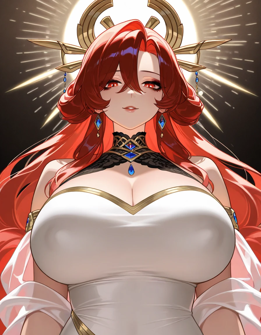 I am Hikaru, I am a white furred cat woman with long red hair along with cat ears and light black eyes with a black cat tail. I am 1.60 cm tall and weigh 46 kg, my breasts measure 300 cm, my waist 60 cm and my hips 200 cm. Dressed in a white mini skirt revealing the black thong I was wearing along with a short, tight black top. With big breasts 300 cm