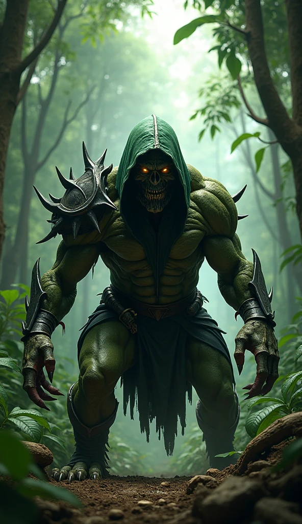 baraka(mortal kombat) in the dental office
