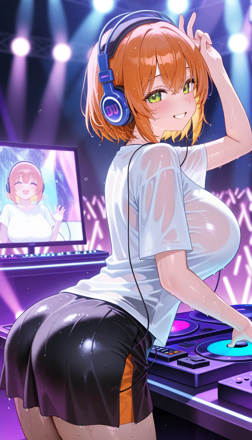 Outrageous resolution、masterpiece++、top-quality++、ultra-definition++、ultra-definition++、4k++、8k++、from side、(Background Focus)++、((1)))+++Sexily dressed woman celebrates crowd dancing with huge breasts DJ in colorful jacket and headphones in nightclub on battlefield destroying city、Crowd rune dancing with a huge breasts DJ wearing headphones in a colorful jacket at a nightclub、Crowd magic dancing with a huge breasts DJ wearing a colorful jacket and headphones in a nightclub、A group dancing with a huge breasts DJ in a colorful jacket and headphones in a nightclub flying above、Married woman dancing with a huge breasts DJ wearing a colorful jacket and headphones in a nightclub、The president of a group dancing with a huge breasts DJ wearing a colorful jacket and headphones at a nightclub、Detailed contemporary art、Contemporary Art Style、BreakCrowd witch dancing with big breasts DJ in colorful jacket and headphones in beautiful modern nightclub、Crowd college students dancing with a huge breasts DJ wearing headphones in a colorful jacket at a nightclub、Contemporary Art Behans、Crowd high school students dancing with a huge breasts DJ wearing headphones in a colorful jacket in a nightclub、Crowd girl jie dancing with huge breasts DJ wearing headphones in colorful jacket in a beautiful nightclub、Crowd fragments dancing with a huge breasts DJ wearing headphones in a colorful jacket in a shiny floating nightclub、A group dancing with a huge breasts DJ wearing a colorful jacket and headphones in a nightclub、 Crowd sparks dancing with a huge breasts DJ wearing headphones in a colorful jacket in a dazzling nightclub、Crowd chain dancing with huge breasts DJ wearing headphones in colorful jacket at nightclub、A group dancing with a huge breasts DJ wearing a colorful jacket and headphones in a nightclub、Hair blowing in a group wind dancing with a huge breasts DJ wearing headphones in a colorful jacket in a nightclub、Blake Modern Beautiful、A group dancing with a huge breasts DJ wearing a colorful jacket and headphones in a nightclub、Detailed clothing、Mischievous aura、Bewitching face、tall body、Mature body、seductive body、爆乳、detailed beautiful faces、detailed shiny eyes、Detailed skin、Full body break、detaileds、realisitic、4K highly detailed digital art、octan render、bio luminescent、BREAK8K resolution concept art、真实感、Mappa Studio、masterpiece、top-quality、Official Art、illustratio、Ligne Claire、(cool_color)、perfect-composition、absurderes、Fantasia、Focused、thirds rule